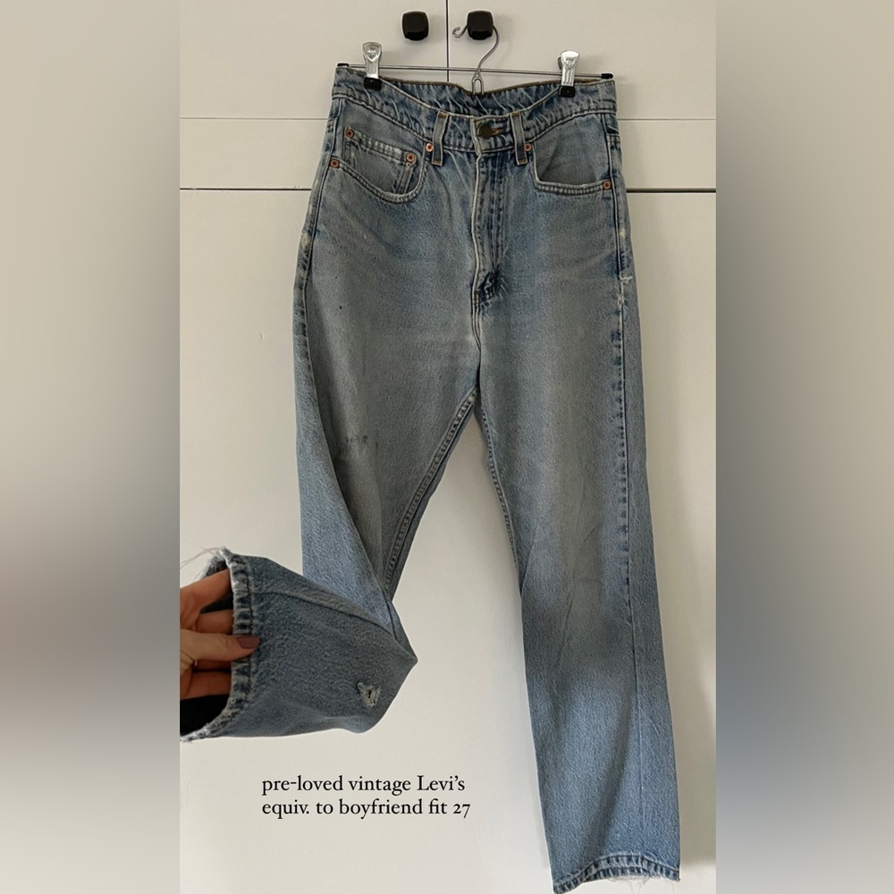 Vintage Levi’s Denim - high waisted, ankle-length